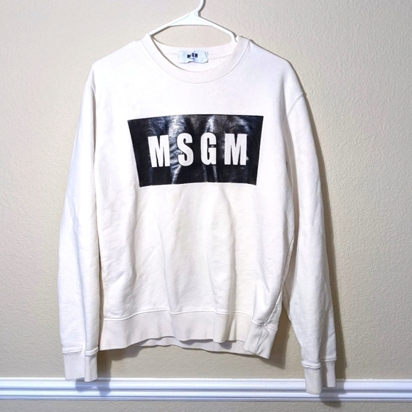 MSGM Oversized Pullover Sweatshirt - Picture 1 of 6